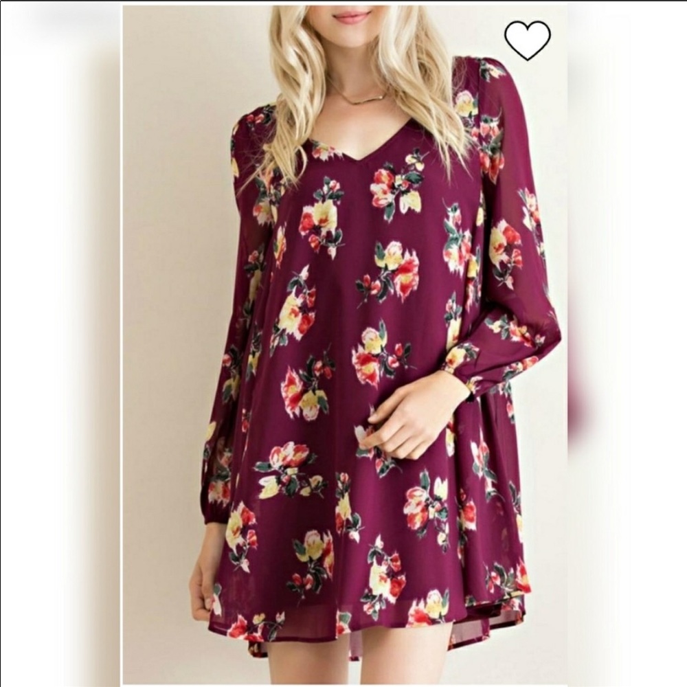 Magnolia Boutique Entro Floral Dress S